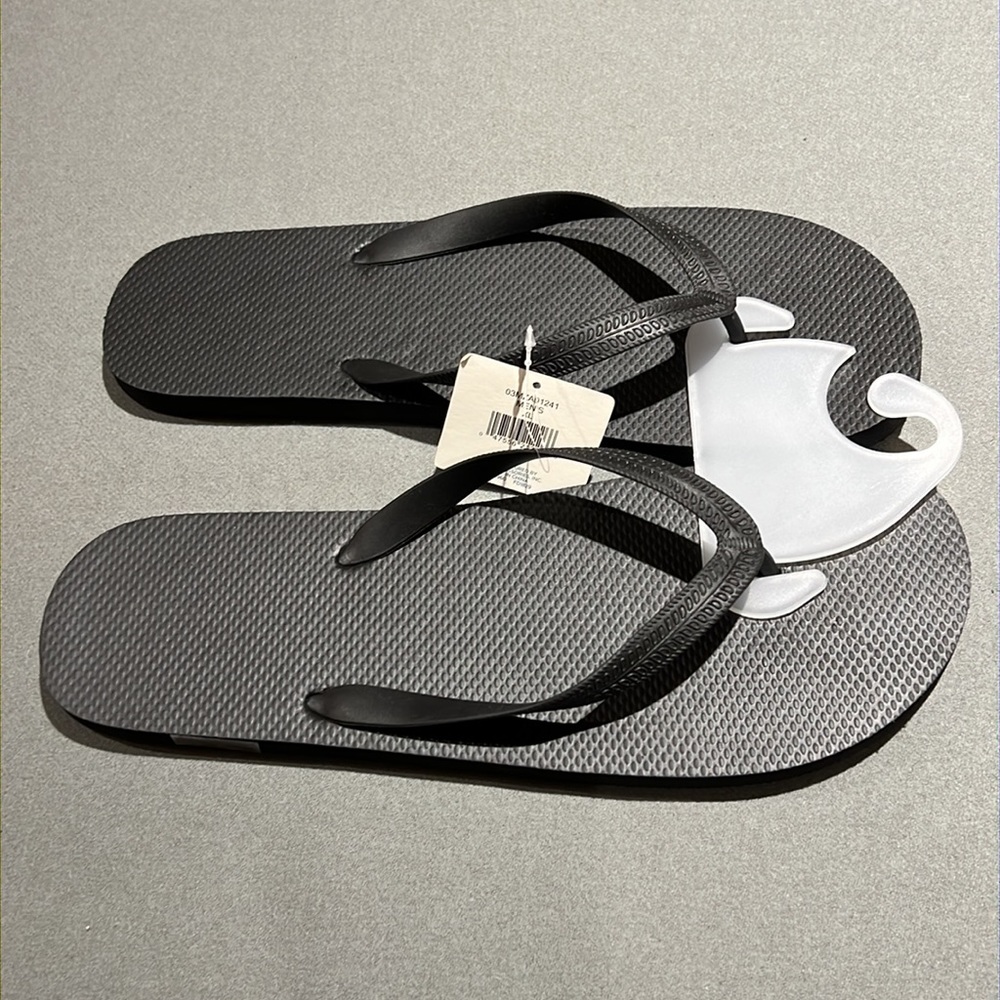 Summer Days Men’s Flip Flops Size 11.5 Black New